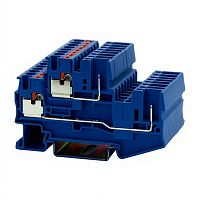 14300058 Клемма двухуровневая штекерная - КНБ 2,5-2У-2КО-С