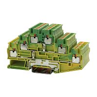 14300043 Клемма трехуровневая заземляющая - КНБ 2,5-3У-РЕ