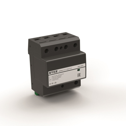 40011001 УЗИП класса 1+2, 3 фазы, N, PE - АвИмп-I-3.1-320/25-C