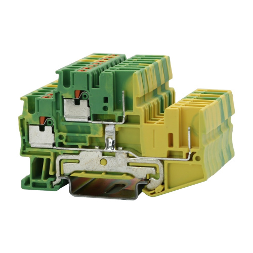 14300059 Клемма двухуровневая штекерная заземляющая - КНБ 2,5-2У-2КО-РЕ