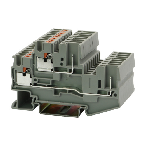 14300057 Клемма двухуровневая штекерная - КНБ 2,5-2У-2КО