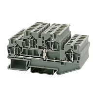 10100033 Клемма двухуровневая - КНЗ 4-2П